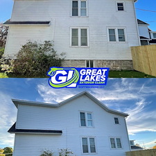 Apartment-Complex-Building-Washing-in-Downtown-Alpena-MI-Transforming-a-Quad-Plex-with-Professional-Exterior-Cleaning 1
